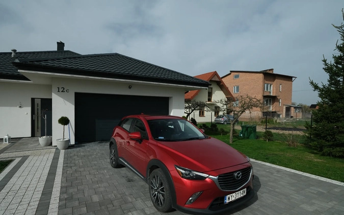 Mazda CX-3 cena 64000 przebieg: 162000, rok produkcji 2016 z Warszawa małe 407